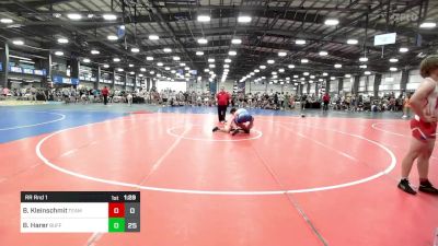 138 lbs Rr Rnd 1 - Braeden Kleinschmit, Team Nebraska Silver vs Brandt Harer, Buffalo Valley Wrestling Club - Black