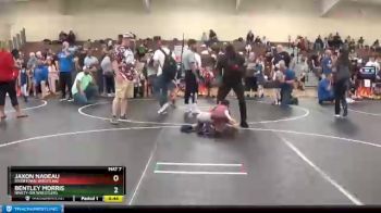 67 lbs Semifinal - Jaxon Nadeau, Rivertown Wrestling vs Bentley Morris, Ninety-six Wrestlers