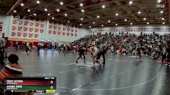 165 lbs Champ. Round 2 - Ayden King, Barnesville vs Troy Myers, Wadsworth