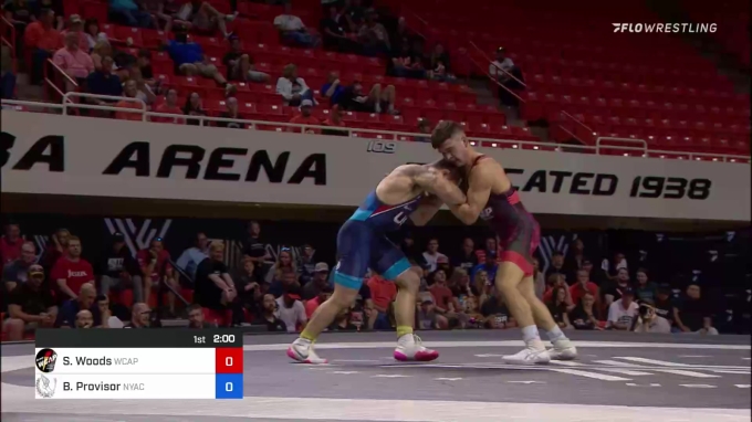 82 kg Round 2 - Spencer Woods, Army (WCAP) vs Ben Provisor, New York ...
