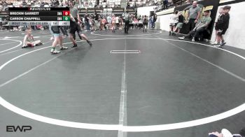 100-110 lbs Consolation - Breckin Garrett, Shelton Wrestling Academy vs Carson Chappell, Shelton Wrestling Academy
