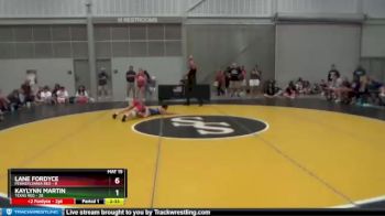 112 lbs Semis & 1st Wrestleback (8 Team) - Lane Fordyce, Pennsylvania Red vs Kaylynn Martin, Texas Red