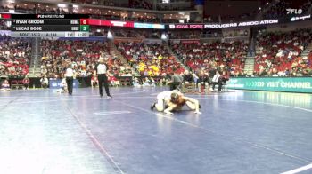 1A-144 lbs Cons. Semi - Lucas Bose, Underwood vs Ryan Groom, North Mahaska