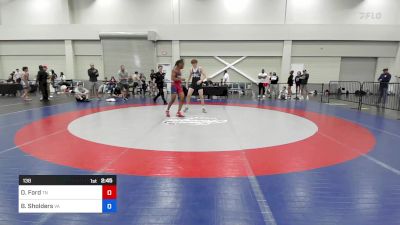 138 lbs Consi Of 16 #2 - Demorius Ford, Tn vs Brendan Sholders, Va