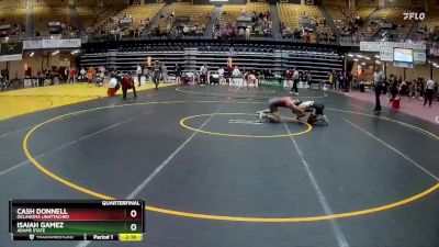 125 lbs Quarterfinal - Isaiah Gamez, Adams State vs Cash Donnell, Oklahoma Unattached