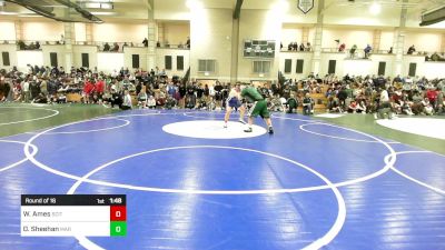 215 lbs Round Of 16 - Wyllys Ames, Scituate vs Dave Sheehan, Marshfield