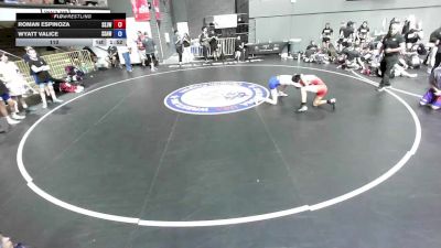 110 lbs Roman Espinoza, SJWA - San Joaquin Wrestling Association vs Wyatt Valice, SAWA - Sacramento Area Wrestling Association