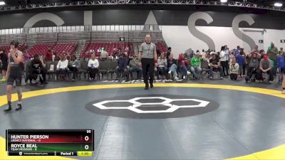 95 lbs Placement Matches (8 Team) - Royce Beal, Team Missouri vs Hunter Pierson, Legacy National