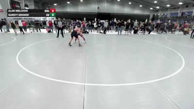 131-135.2 lbs Champ. Round 2 - Garett Bruner, Immortal Athletics WC vs Alan Melchor, Red Hawk Wrestling Academy