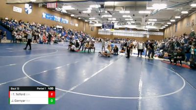 92 lbs Quarterfinal - Tanner Telford, Sanderson Wrestling Academy vs Jackson Cernyar, Wasatch