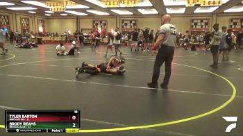 112 lbs Round 2 (6 Team) - Brody Reams, Revival Blue vs Tyler Barton, Ride Out WC