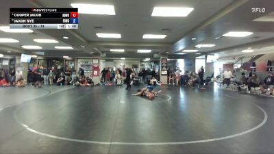 74 lbs Cons. Semi - Cooper Jacob, Kimberly Bulldog Wrestling Club vs Jaxon Nye, Fighting Squirrels Wrestling Club