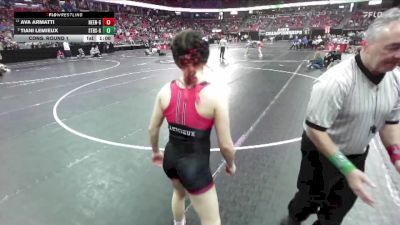 Girls 145 lbs Cons. Round 1 - Tiani LeMieux, Sturgeon Bay/Sevastopol-Girls vs Ava Armatti, Neenah-Girls