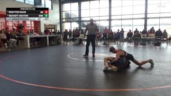 130 lbs Quarterfinal - Drayton Bahr, Immortal Athletics WC vs Beckett Sexton, Benton Community Wrestling Clu