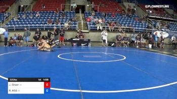 220 lbs Rnd Of 64 - Jaron Greer, Virginia vs Rj Hild, Arkansas