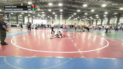 75 lbs Round Of 16 - Kaison Deats, Mat Assassins Black - MS vs Vincenzo Destefano, All American Wrestling Club - MS