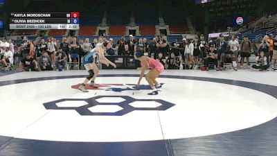 130 lbs Cons. Semis - Kayla Moroschan, Ohio vs Olivia Bezdicek, Idaho
