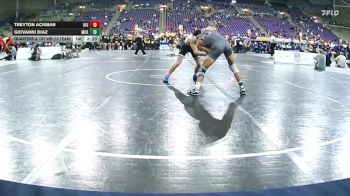125 lbs Quarters & 1st Wb (16 Team) - Treyton Ackman, Upper Iowa vs Giovanni Diaz, McKendree