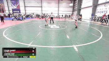 80 lbs Rd# 1 9:00am Friday - Tyler Sweet, Cali Red vs Carter Roy, VA Team Predator