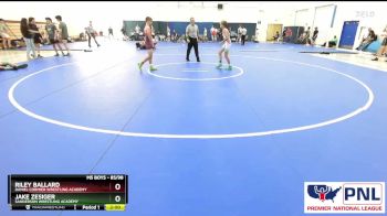 85/98 Round 5 - Jake Zesiger, Sanderson Wrestling Academy vs Riley Ballard, Daniel Cormier Wrestling Academy