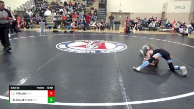 70 lbs Quarterfinal - Jack Hilleson, Heartland Wrestling Academy vs Blake DeLaForest, Blaine Wrestling Association