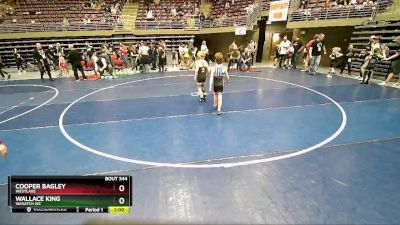 75 lbs Round 5 - Wallace King, Wasatch WC vs Cooper Bagley, WESTLAKE