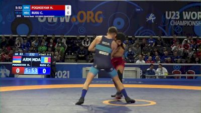 63 kg Final 3-5 - Hrachya Poghosyan, Arm vs Corneliu Rusu, Mda
