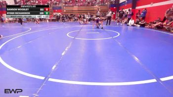 92 lbs Rr Rnd 1 - Dawson Woosley, Bristow vs Ryder Richardson, Sand Springs JH (SS)