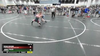 130 lbs Quarterfinal - Ryan Moore, Perrysburg Wrestling Club vs Jerin Coles, Montana