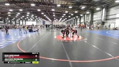 130 lbs Rd# 7- 10:45am Saturday Final Pool - Dom Kerchmar, Team Ohio vs Grayson Richburg, Maryland BLACK