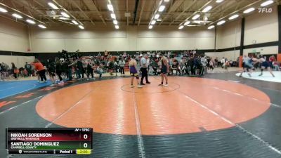 175C Round 2 - Santiago Dominguez, Campbell County vs Nikoah Sorenson, Greybull/Riverside