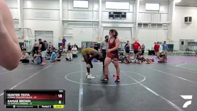 190 lbs Finals (2 Team) - Tayshaun Glover, Combat Athletics Black vs Logan Shank, U2 Upstate Uprising