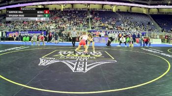 Girls-110 lbs Champ. Round 1 - Ryleigh Ruiz, DeWitt Hs Girls vs Justice Hill, Holton Hs Girls