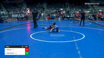 70 lbs Prelims - Josh Nolan, Readyrp National vs Jonas Rebstock, Jr. Spartans Wrestling