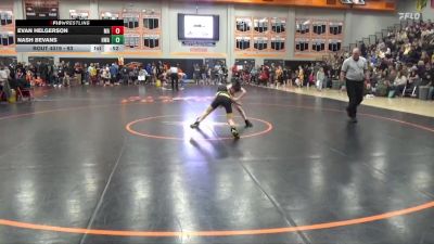93 lbs Quarterfinal - Evan Helgerson, Mission Athletics vs Nash Bevans, Hawkeye Wrestling Academy