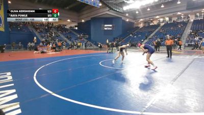 135 lbs Cons. Round 7 - Raya Fowle, Westfield vs Oliva Kershisnik, Washington