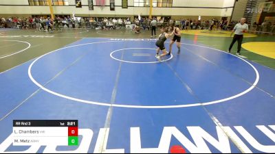 157E lbs Rr Rnd 3 - Logan Chambers, Vmi vs Mark Metz, Army West Point