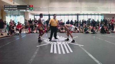 106 lbs Cons. Round 1 - Jaxen Buckman, MAW vs Adam Martinez, TWC