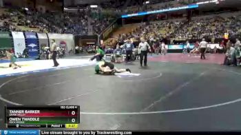 152 Class 4 Cons. Round 2 - Tanner Barker, Grain Valley vs Owen Twaddle, Rock Bridge