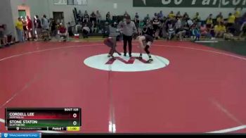 106 lbs 5th Place Match - Stone Staton, Scottsboro vs Cordell Lee, Huntsville