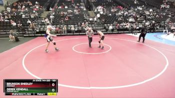 160 lbs Cons. Round 3 - Derek Kendall, Copper Hills vs Brunson Smedley, Fremont