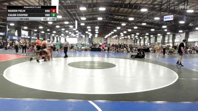 160 lbs Rr Rnd 1 - Raiden Felix, Buffalo Valley Black vs Caleb Cooper, Fight Barn WC