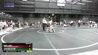 105 lbs Champ. Round 1 - Axel Lorg, Shelton Wrestling Academy vs Stryker Kyler, Salina Wrestling Club