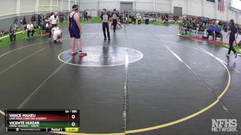 285 lbs Quarterfinal - Vance Maheu, Lake Mead Christian Academy vs Vicente Huizar, Coral Academy - North