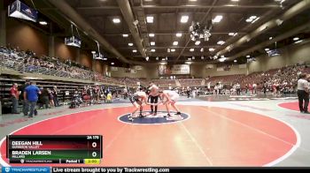 2A 175 lbs Cons. Round 2 - Braden Larsen, Millard vs Deegan Hill, Gunnison Valley