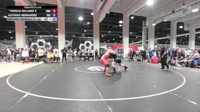 Masters C FS - 130 lbs Champ. Round 1 - Ronald Williams II, Las Vegas Wrestling Club vs Alfonso Hernandez, California