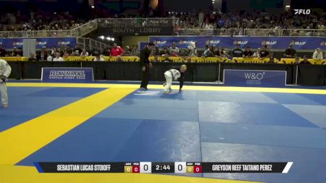 Sebastian Lucas Stoioff vs Greyson Reef Taitano Perez 2026 Pan Kids Jiu-Jitsu IBJJF Championship