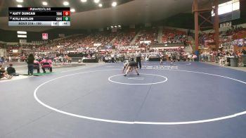 190 lbs Cons. Round 1 - Kyli Baylor, Chanute HS vs Katy Duncan, Tonganoxie HS