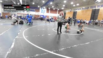 144 lbs Cons. Round 3 - Tyler Higashi, Schurr vs Antonio Benitez, Eisenhower