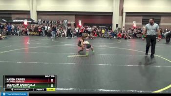 56 lbs Quarterfinal - Beckham Bardinelli, Panda Wrestling Alliance vs Kasen Cargo, Backyard Brawlers